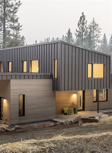 modern houses with metal siding|residential metal siding.